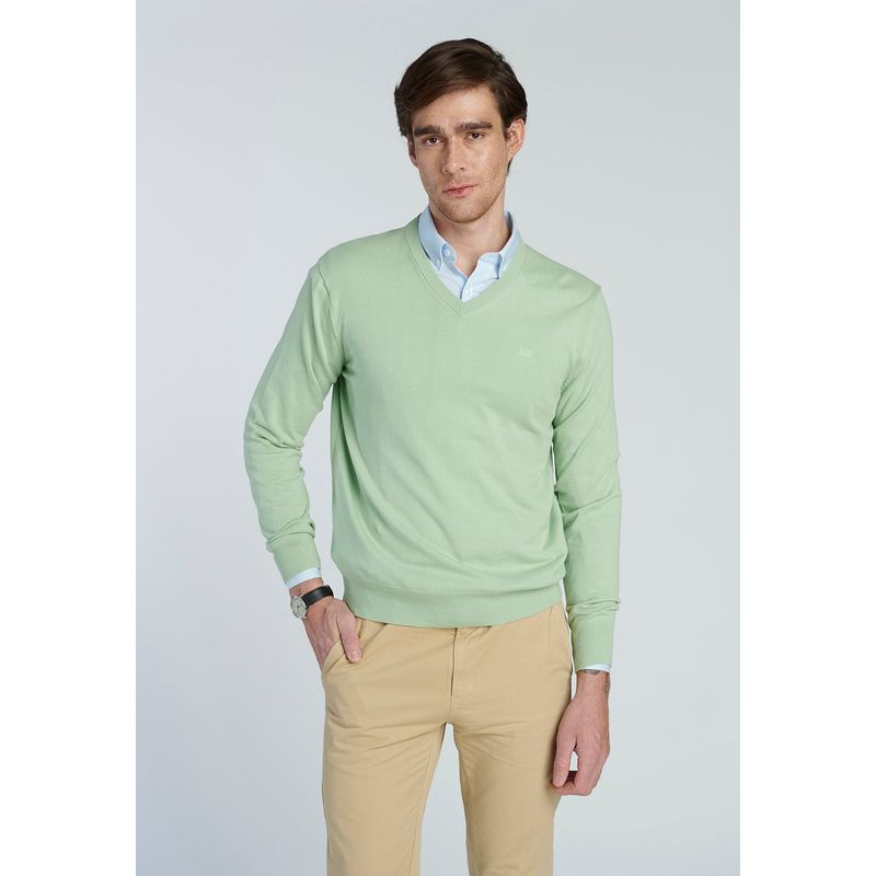 NEW MAN - Sweater Almeria Verde New Man