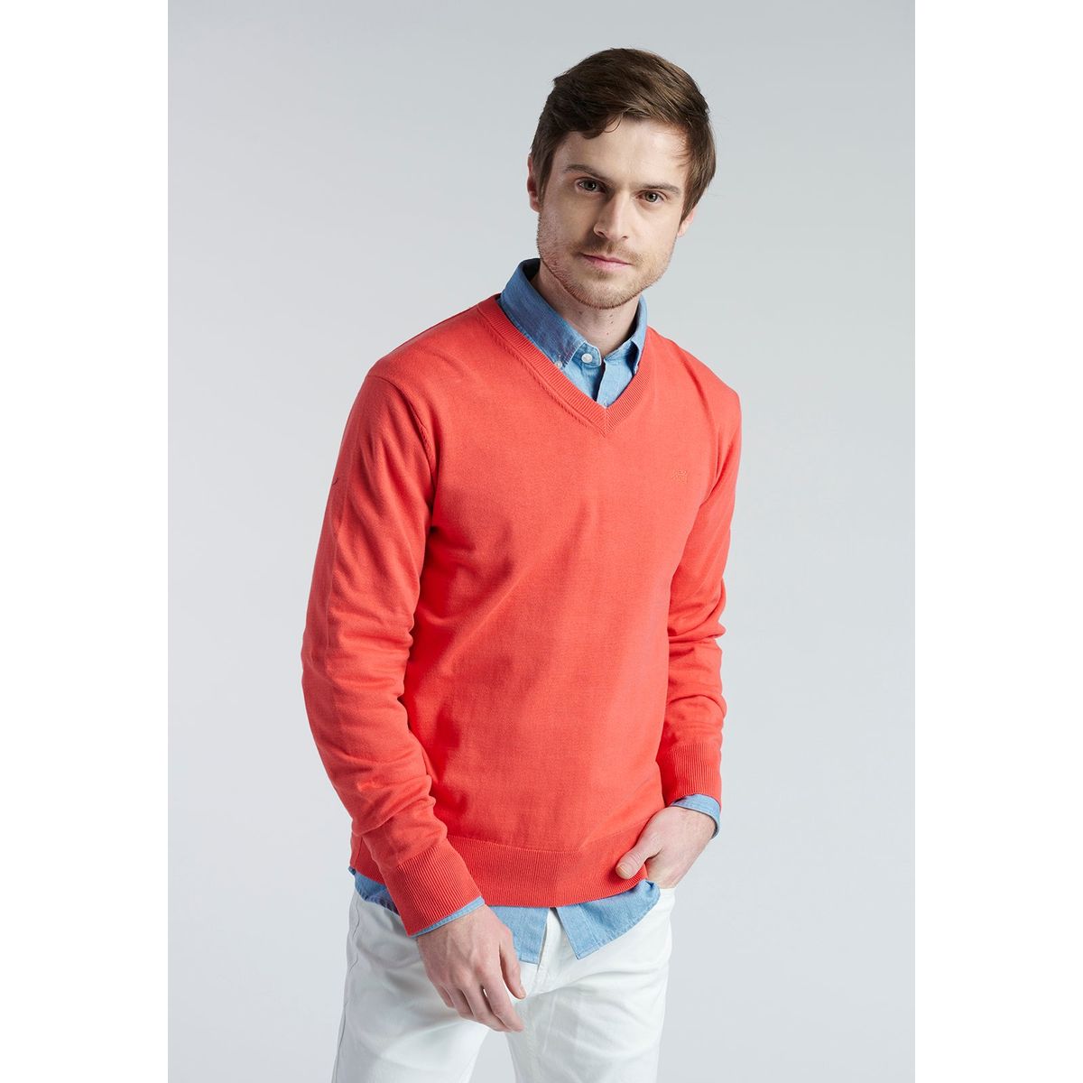 NEW MAN - Sweater Almeria Rojo New Man