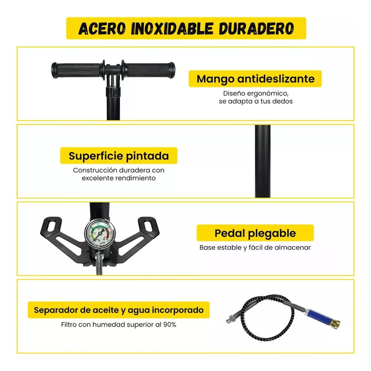 KUANGYE - Bombín Comander 4 Etapas 4500 Psi