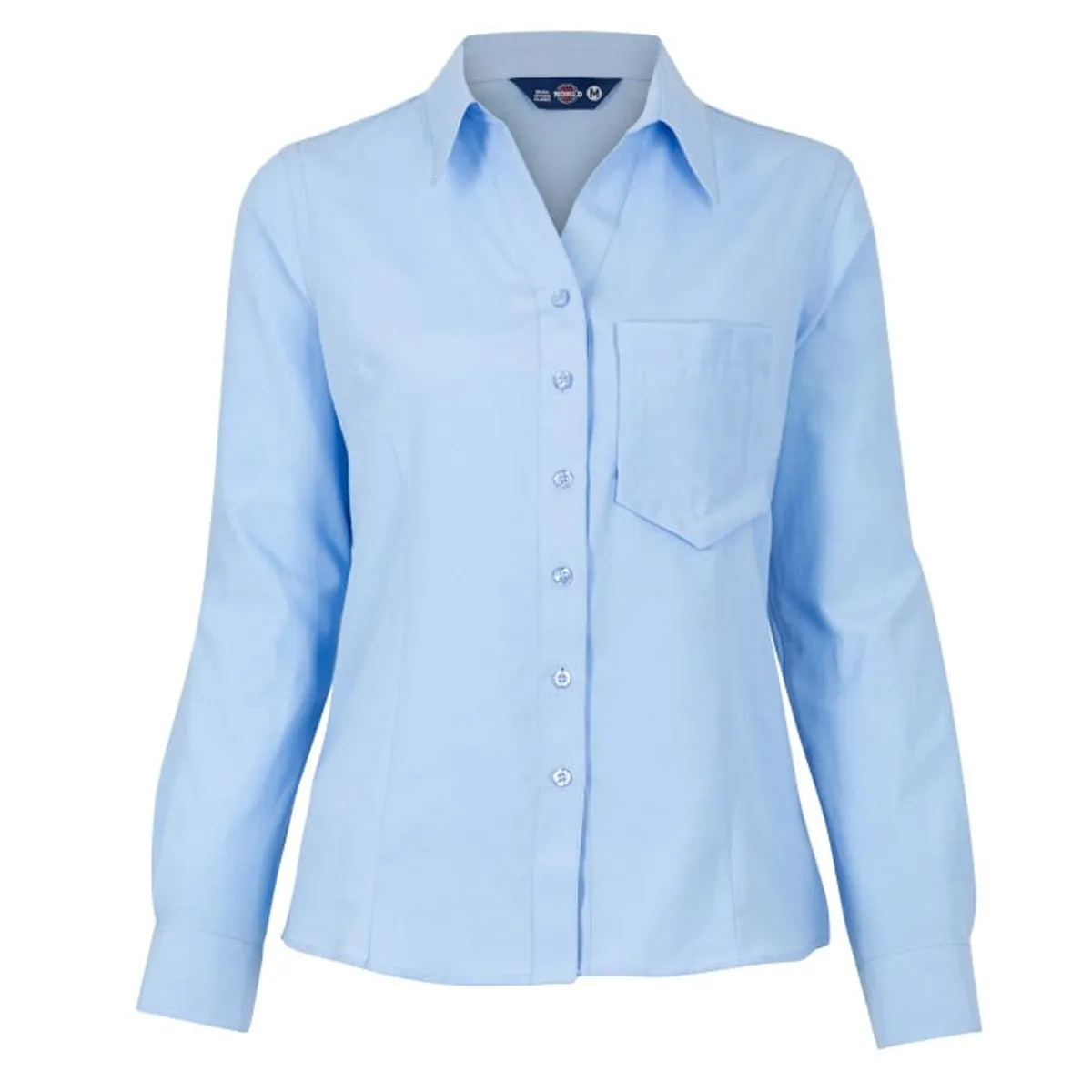 T WORLD - Blusa Oxford Classic Manga Larga Mujer