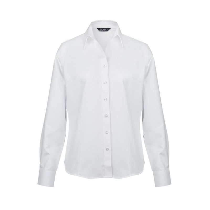 T WORLD - Blusa Oxford Classic Manga Larga Mujer