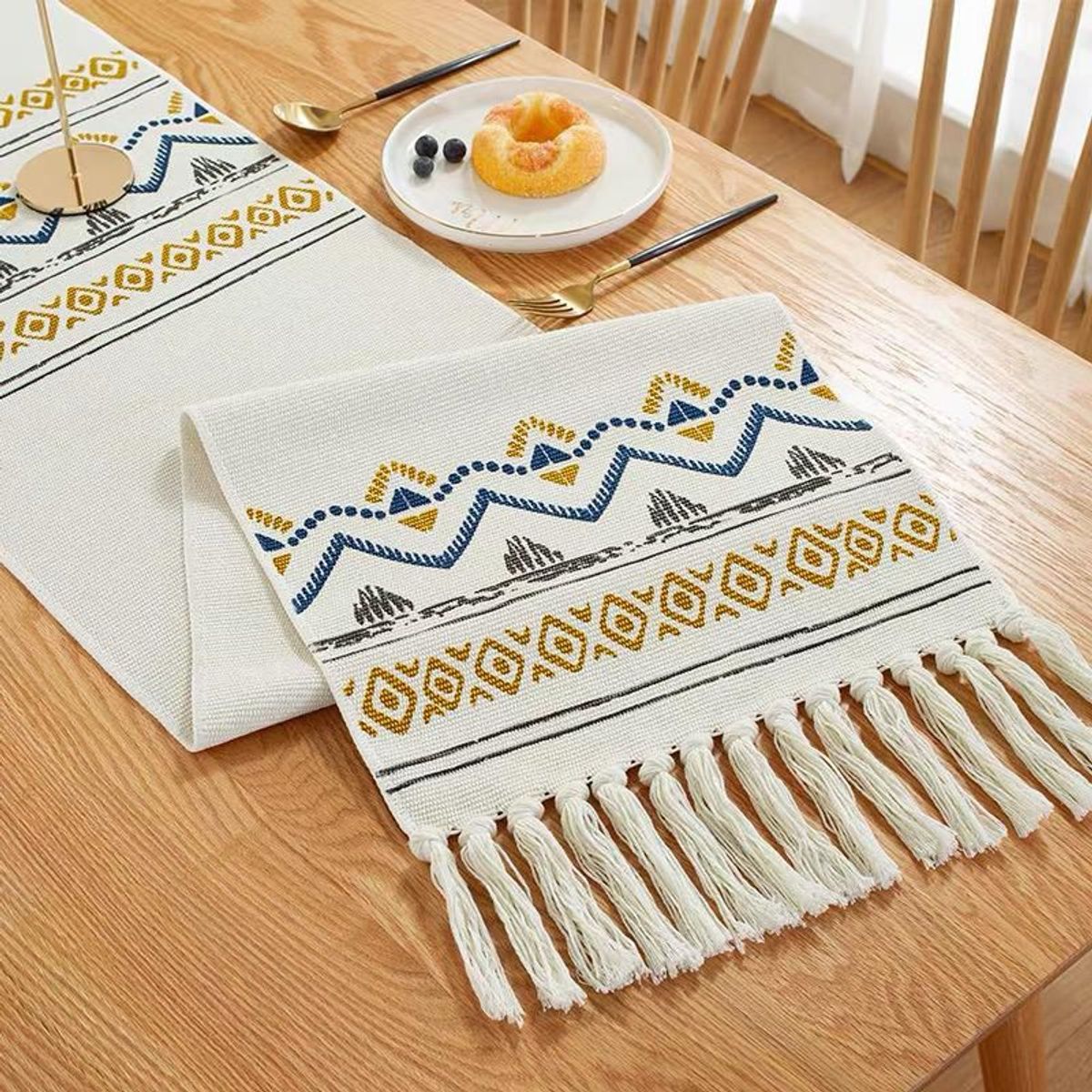 GENERICO - Camino de Mesa Decorativo Manteles de Centro Medidas 180x30 cm