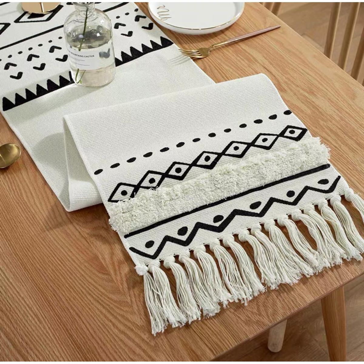 GENERICO - Camino de Mesa Decorativo Manteles de Centro Medidas 180x30 cm