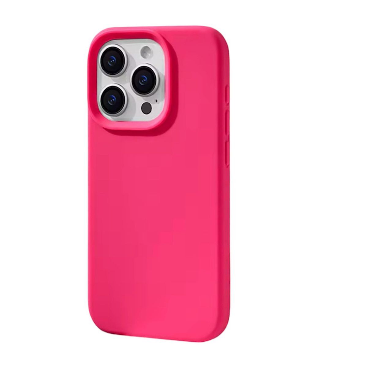 GENERICO - Carcasa De Silicona Para iPhone 16 Pro - Fucsia