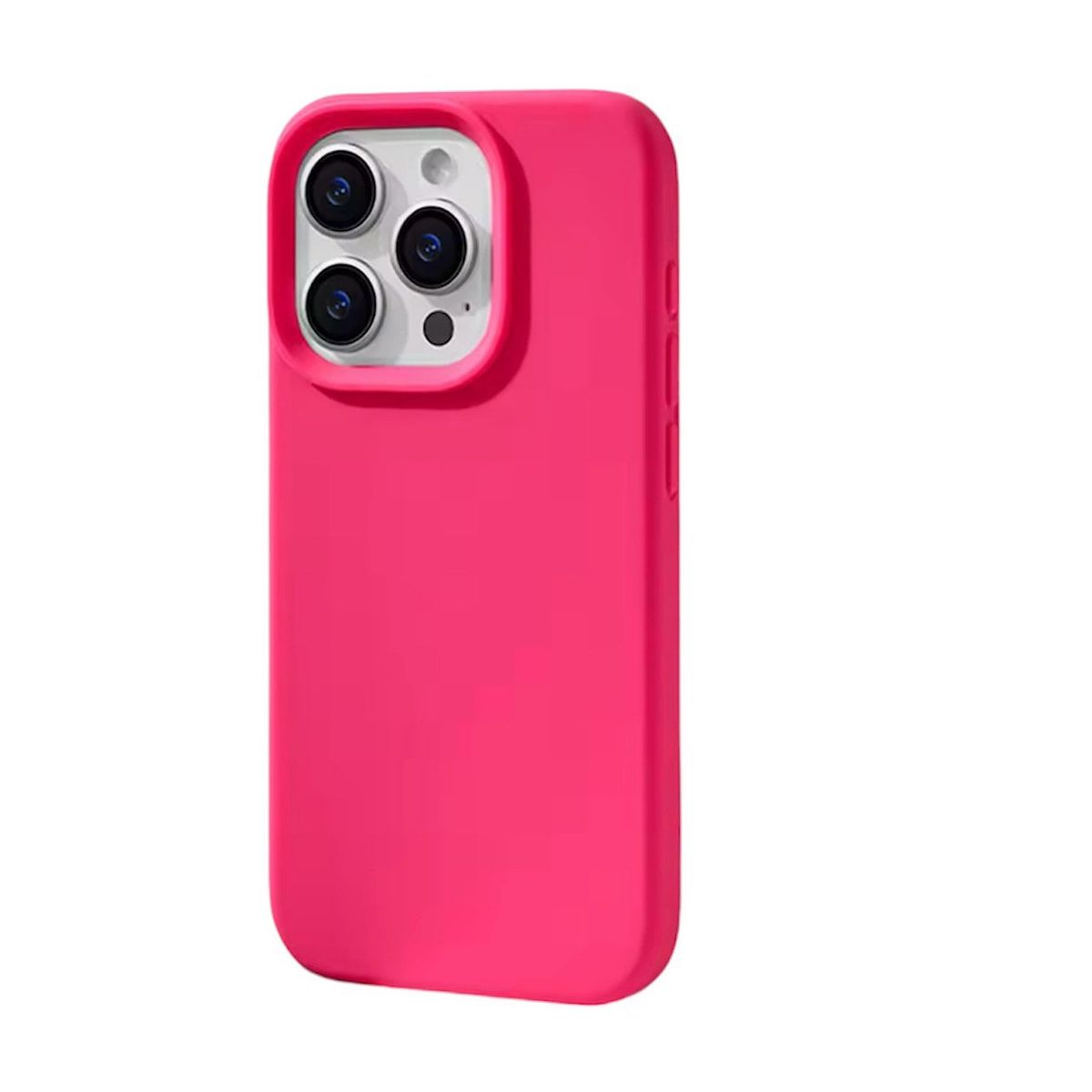 GENERICO - Carcasa De Silicona Para iPhone 16 Pro - Fucsia