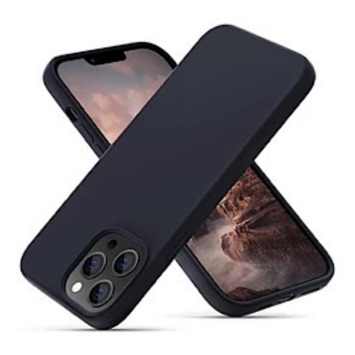 GENERICO - Carcasa De Silicona Para iPhone 16 Pro - Negro