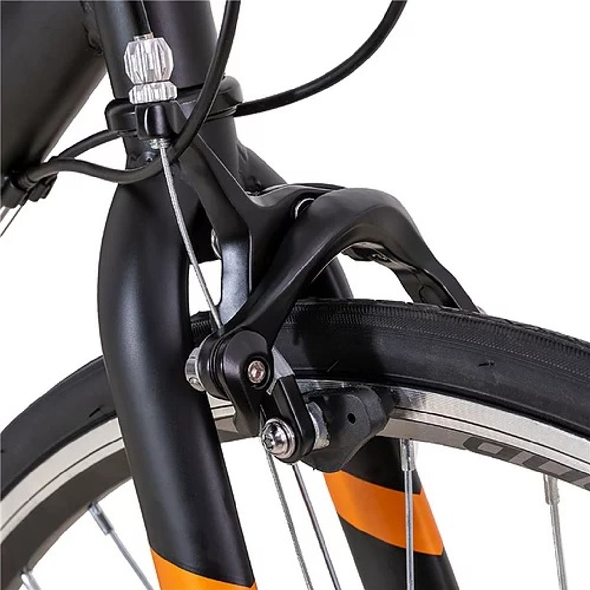 HILAND - Bicicleta Ruta HILAND Aro 28 Negro + Funda gratis