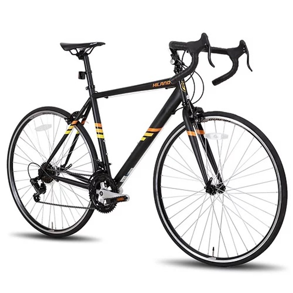 HILAND - Bicicleta Ruta HILAND Aro 28 Negro + Funda gratis