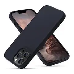 GENERICO - Carcasa De Silicona Para iPhone 16 Pro Max - Negro