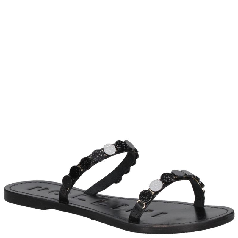 POLLINI - Sandalia Casual Mujer Negro Pollini.