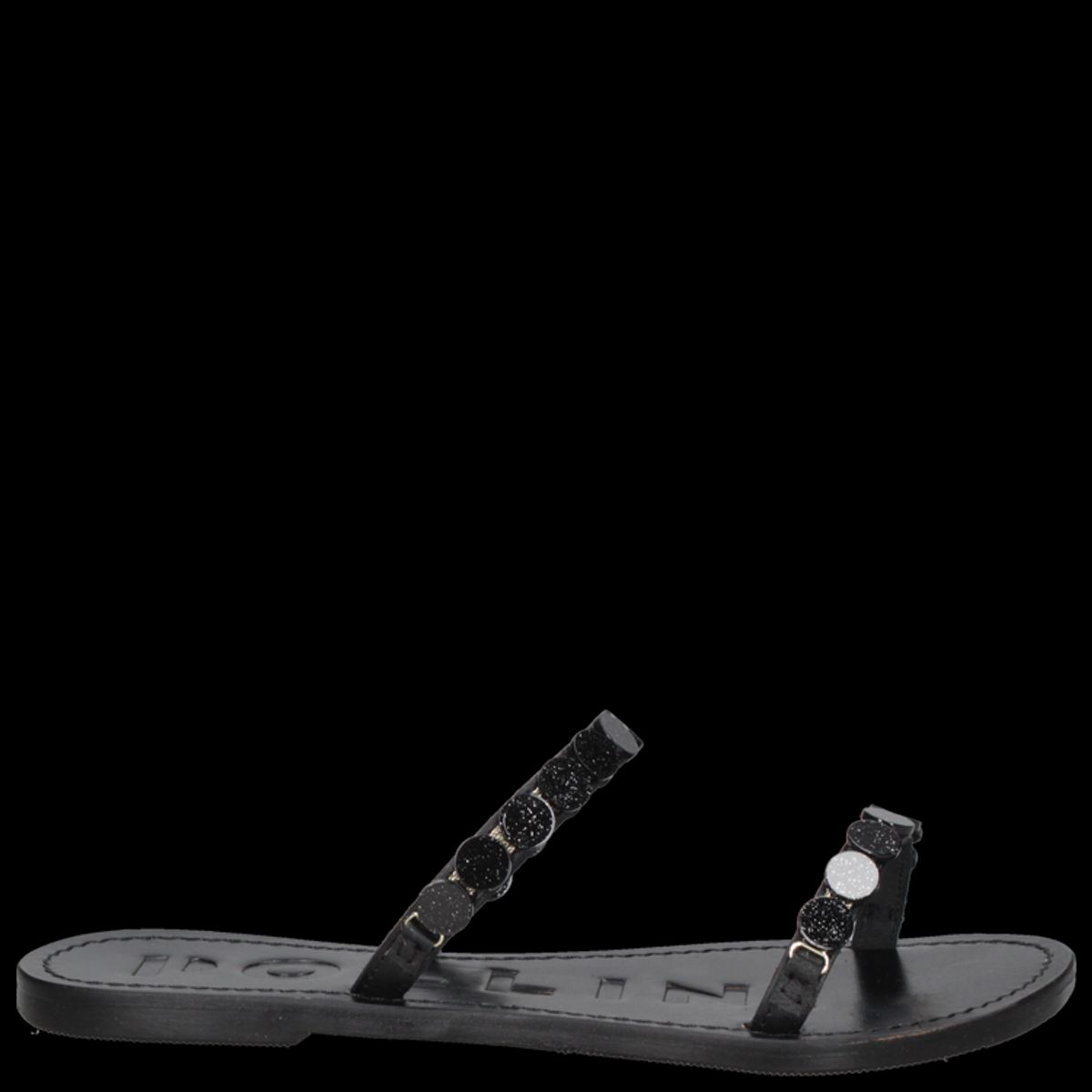 POLLINI - Sandalia Casual Mujer Negro Pollini