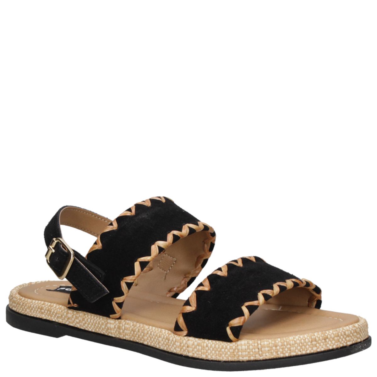 POLLINI - Sandalia Casual Mujer Negro Pollini