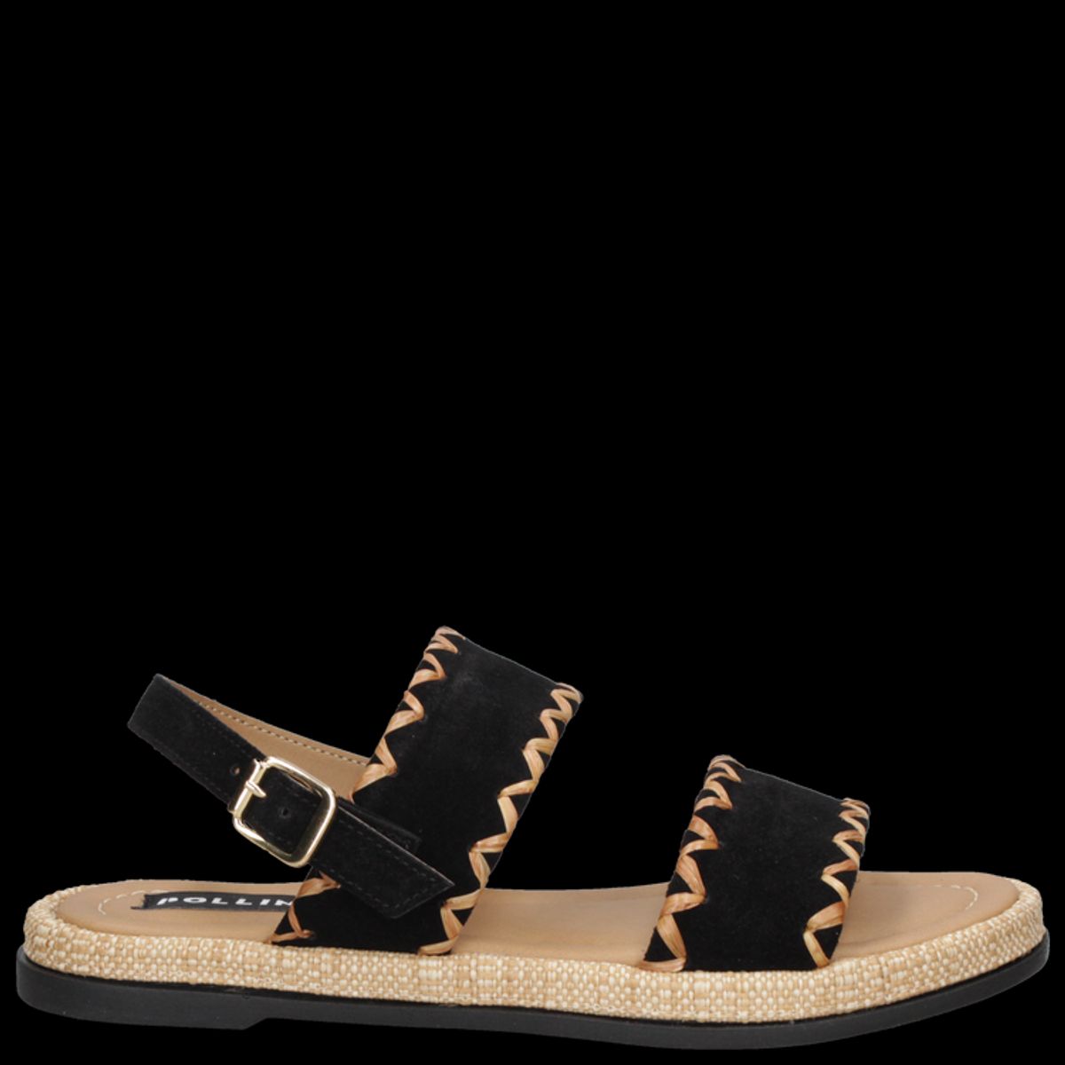 POLLINI - Sandalia Casual Mujer Negro Pollini