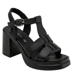 BRUNO ROSSI - Sandalia Casual Mujer Negro