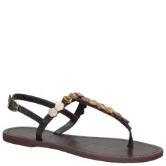 POLLINI - Sandalia Casual Mujer Marrón