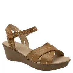 BRUNO ROSSI - Sandalia Casual Mujer Marrón claro