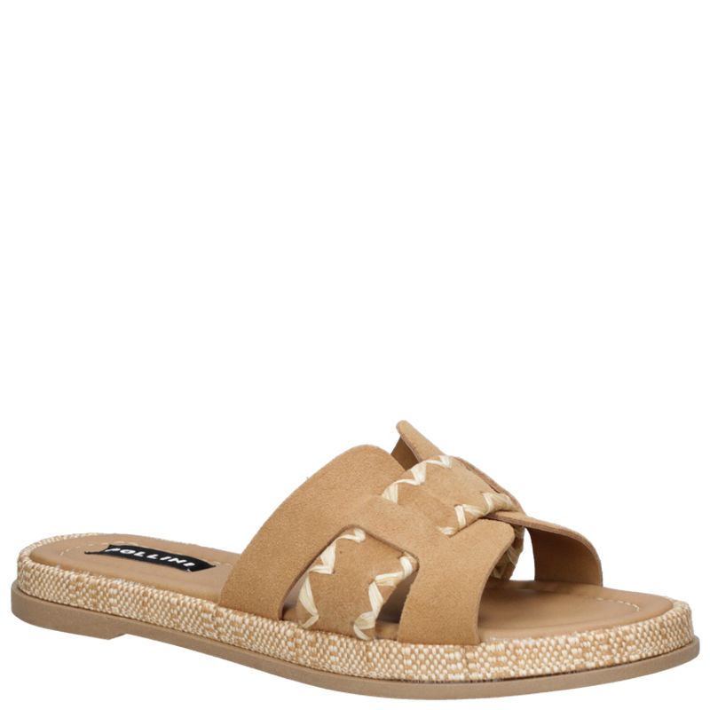 POLLINI - Sandalia Casual Mujer Marrón claro Pollini