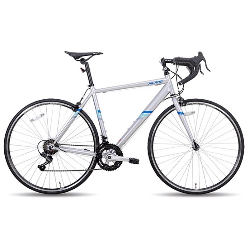 HILAND - Bicicleta Ruta HILAND Aro 28 Gris + Funda gratis