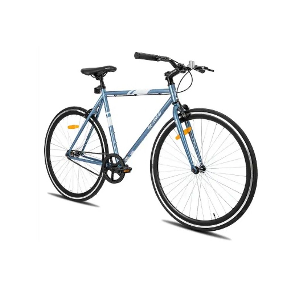 HILAND - Bicicleta Fixie HILAND Aro 28 celeste + funda gratis