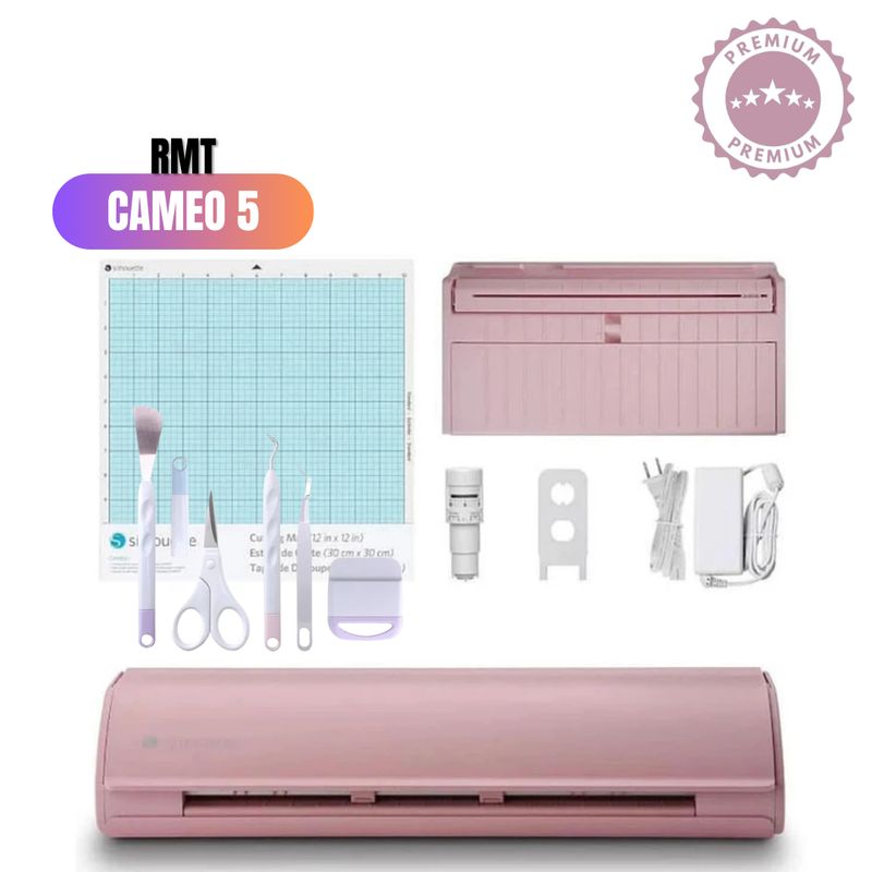 SILHOUETTE - CAMEO 5 ROSADA PLOTTER 06 RMT