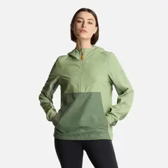 LIPPI - Chaqueta Mujer Nightfall WindBreaker 1/4 Zip Hoody Jacket Jade