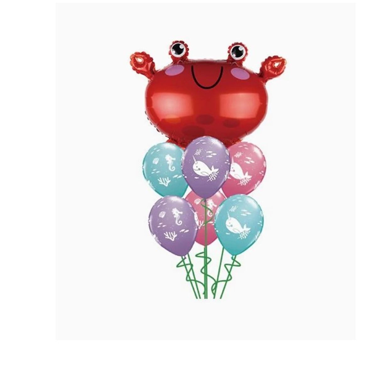GENERICO - Set de Globos Cangrejo Surtidos 57x50cm