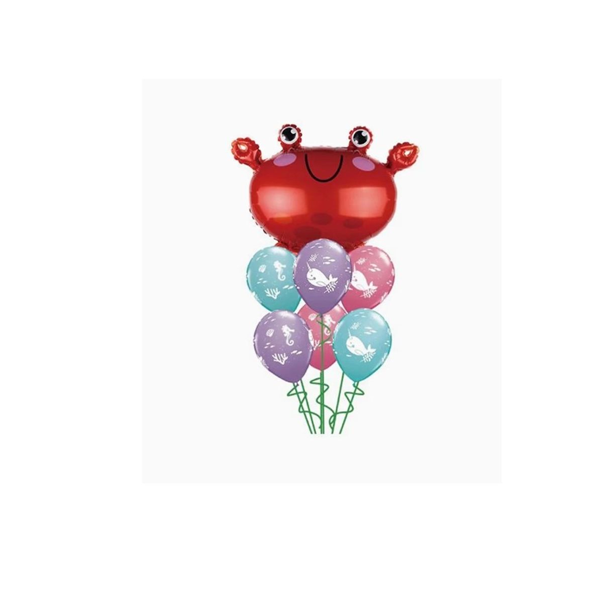 GENERICO - Set de Globos Cangrejo Surtidos 57x50cm