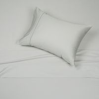 Sábana 300 Hilos Algodón Lisa Cristal 1,5 Plazas