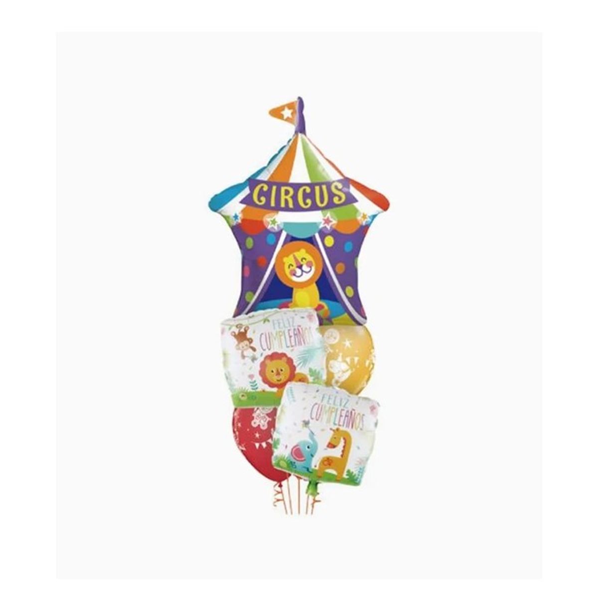 GENERICO - Set de Globos Circo Surtidos 76×535cm
