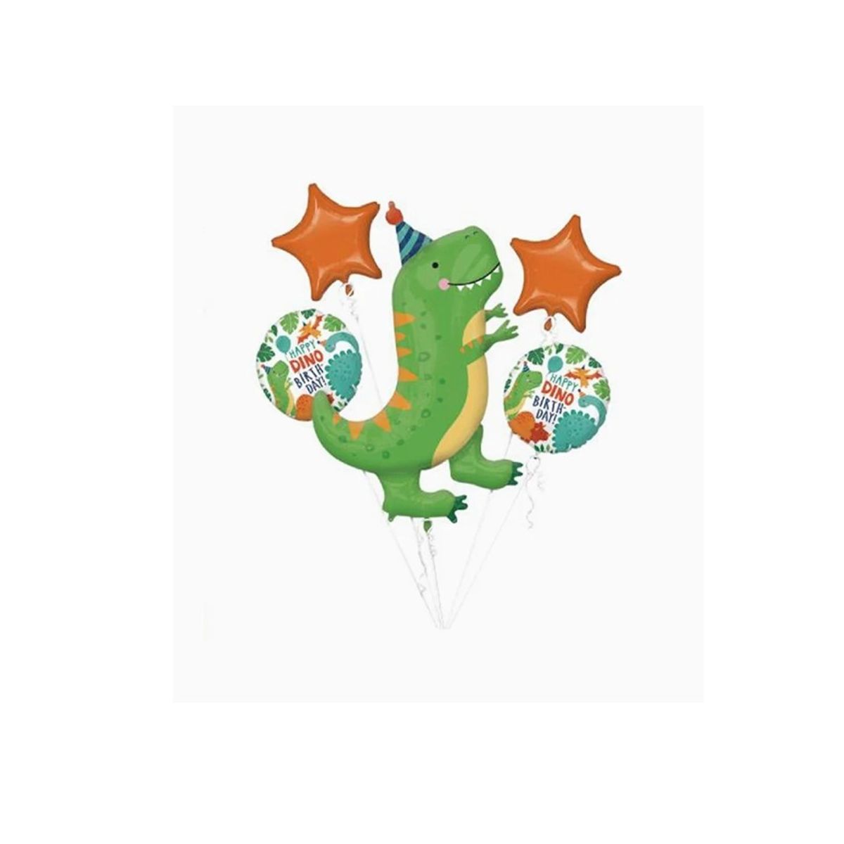 GENERICO - Set de Mylar Dino 60x78cm