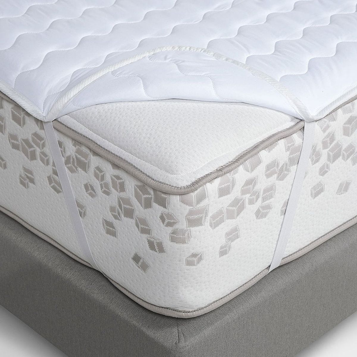 ROSEN - Cubrecolchón Rosen Light Microfibra 1,5 Plazas 105x200 cm