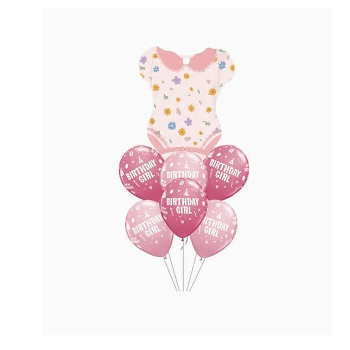 GENERICO - Set de Globos Rosa 46x62cm