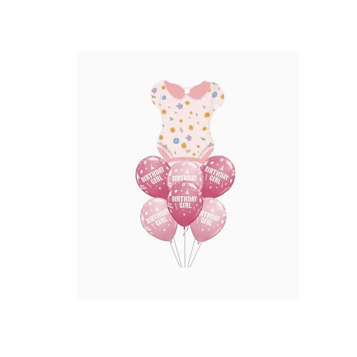 GENERICO - Set de Globos Rosa 46x62cm