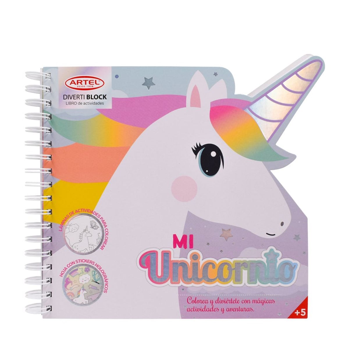 ARTEL - Block para Colorear Unicornio