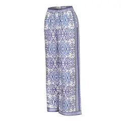 ROCKFORD - Pantalón Rayón Morado Paloma Mujer