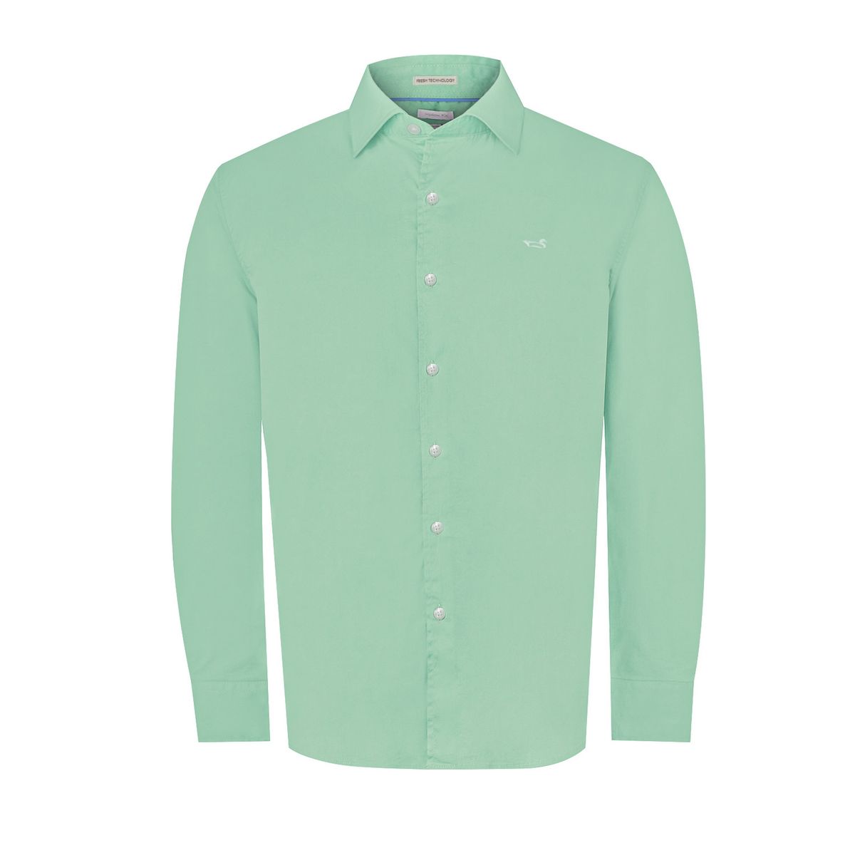 ROCKFORD - Camisa Algodón Orgánico Verde Soft Hombre ROCKFORD