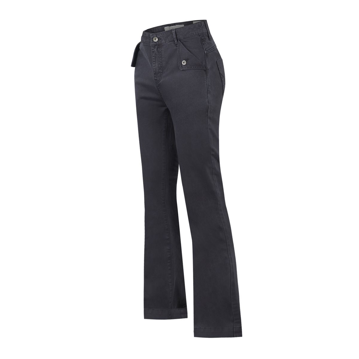 ROCKFORD - Jeans Algodón Orgánico Gris Oscuro Brick Mujer ROCKFORD