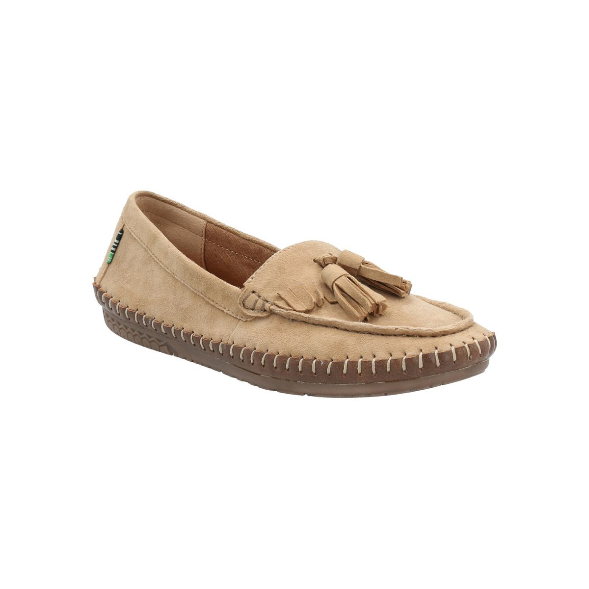 ROCKFORD - Zapato Slip On Cuero Mujer Pavia Café ROCKFORD