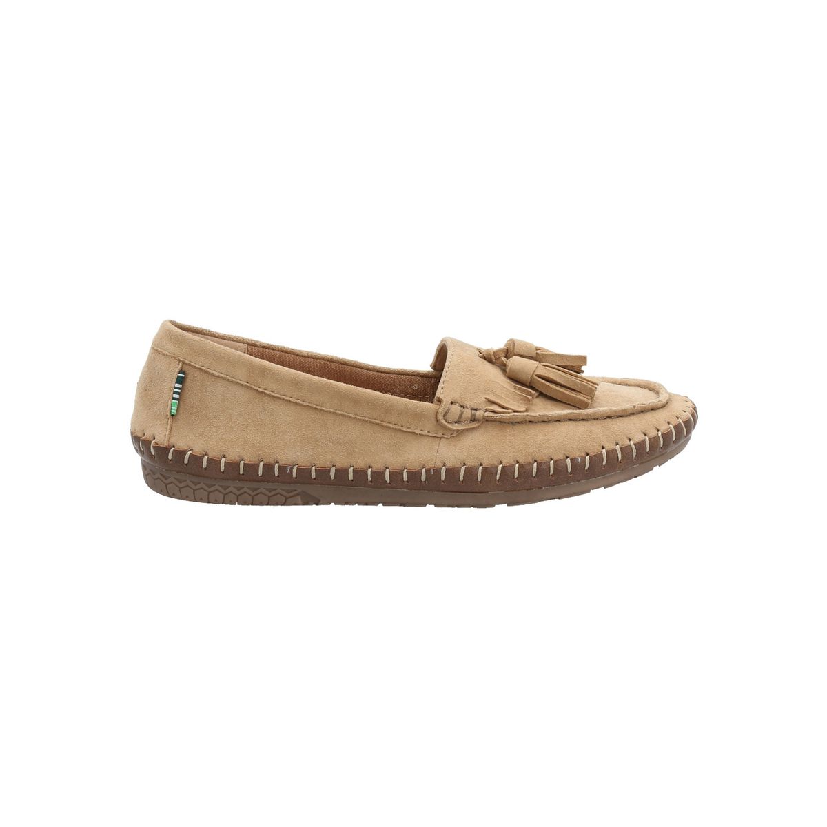 ROCKFORD - Zapato Slip On Cuero Mujer Pavia Café ROCKFORD