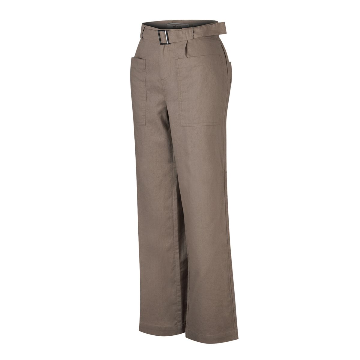 ROCKFORD - Pantalón Algodón Orgánico Café Flip Mujer ROCKFORD