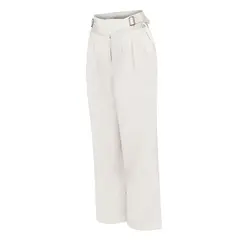 ROCKFORD - Pantalón Lino Orgánico Beige Ava Mujer