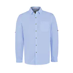ROCKFORD - Camisa Algodón Orgánico Celeste Galiton Hombre