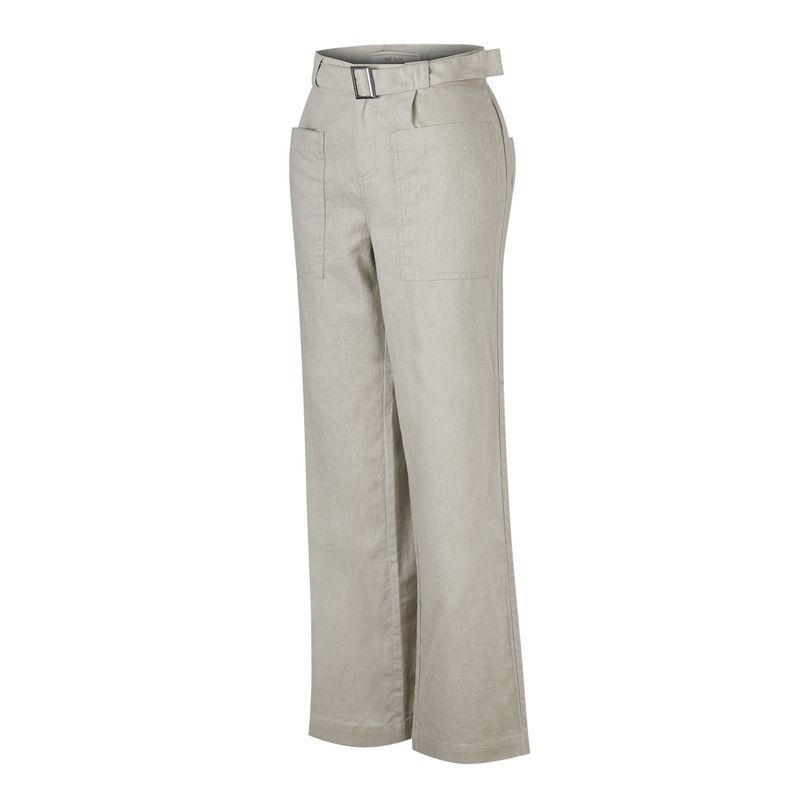ROCKFORD - Pantalón Algodón Orgánico Beige Flip Mujer ROCKFORD