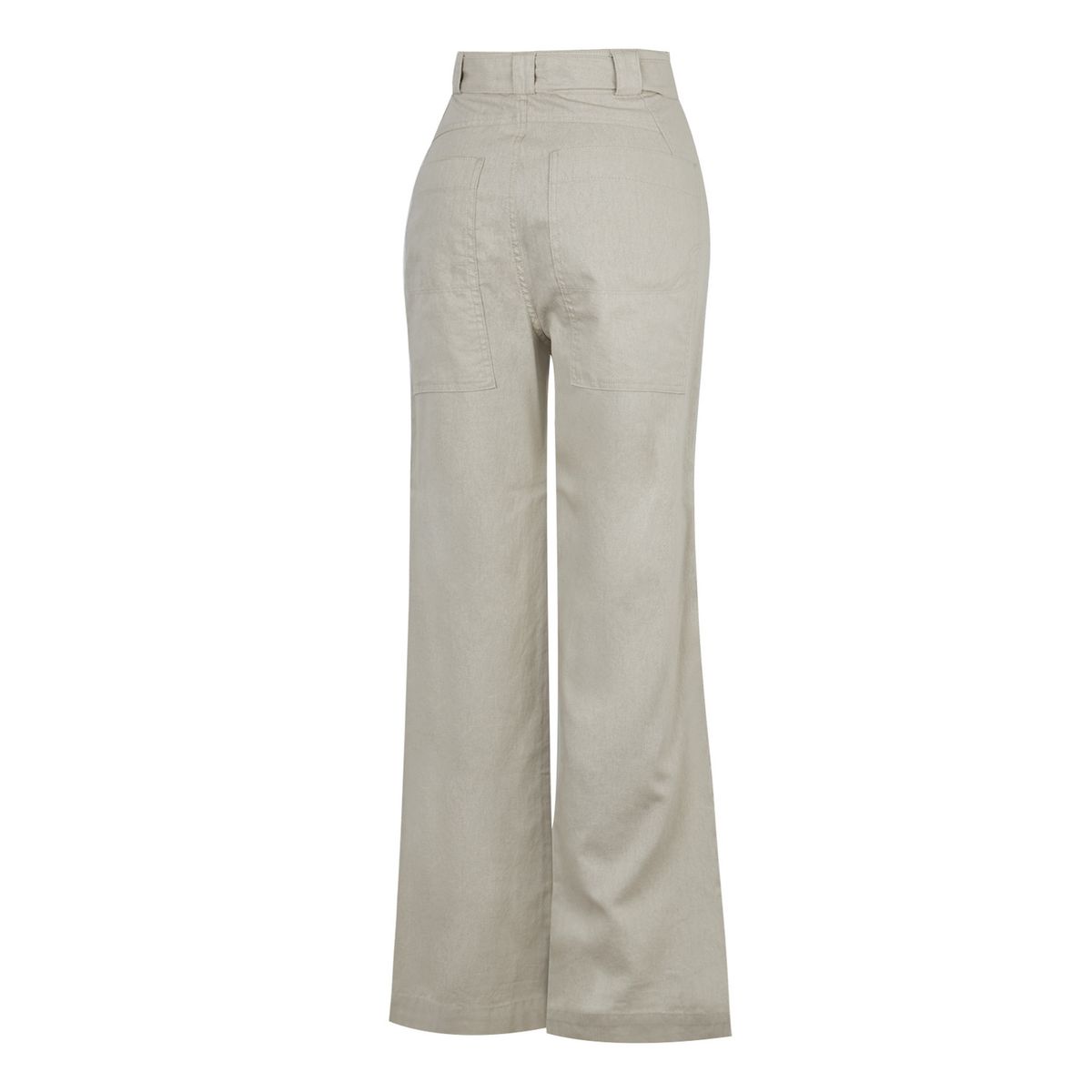 ROCKFORD - Pantalón Algodón Orgánico Beige Flip Mujer ROCKFORD