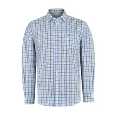 ROCKFORD - Camisa Algodón Org Azul Marino Lighter Hombre
