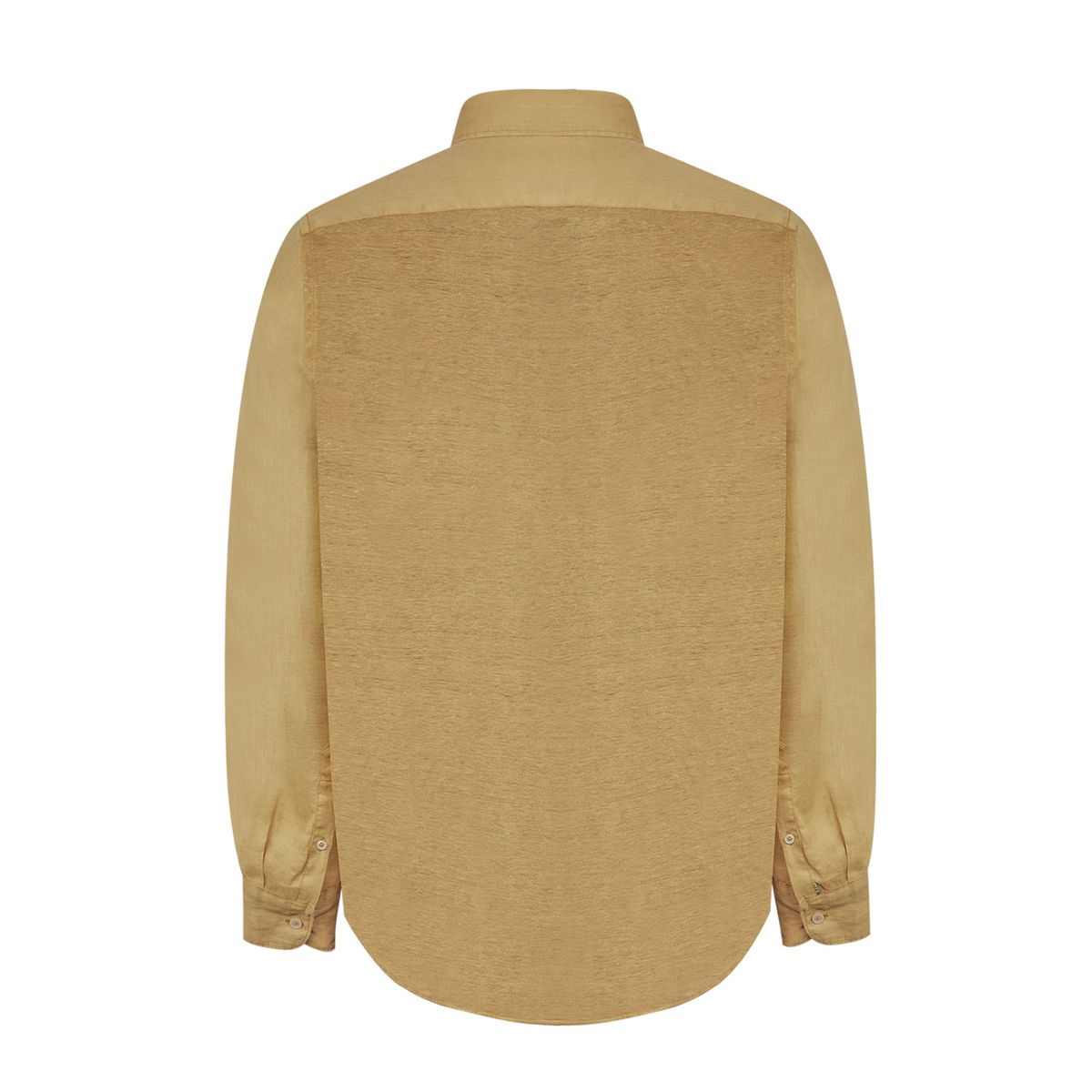 ROCKFORD - Camisa Lino Orgánico Café Linenpro Hombre ROCKFORD