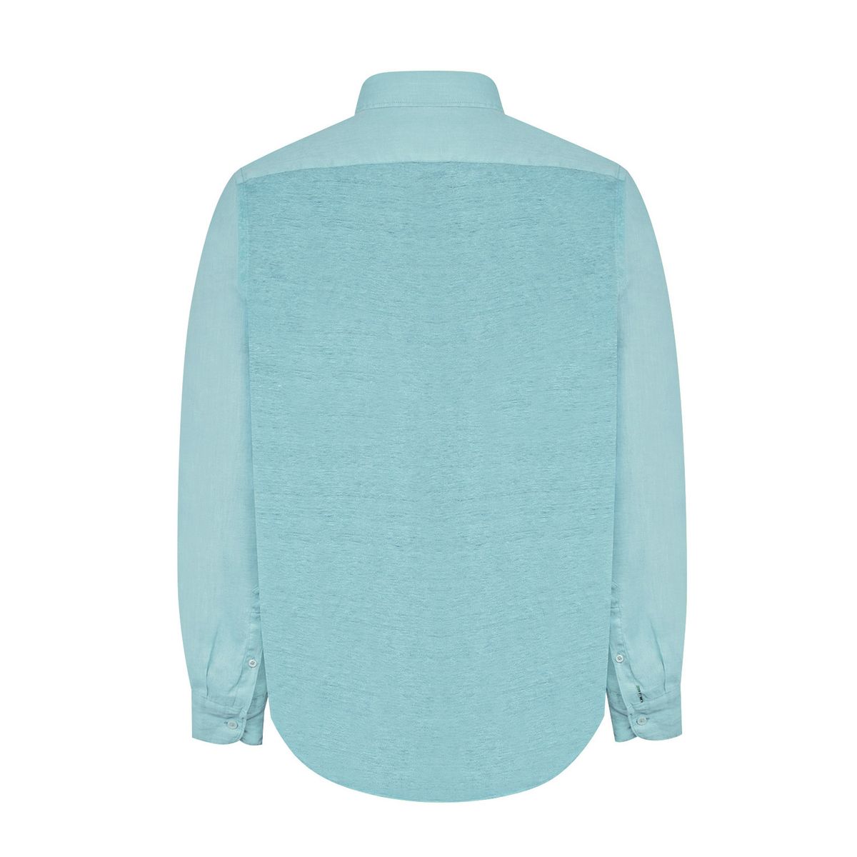 ROCKFORD - Camisa Lino Orgánico Turquesa Linenpro Hombre ROCKFORD