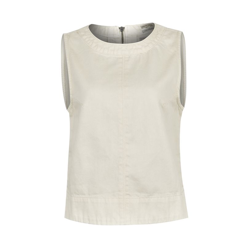 ROCKFORD - Blusa Algodón Orgánico Crema Lee Mujer ROCKFORD