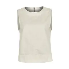 ROCKFORD - Blusa Algodón Orgánico Crema Lee Mujer