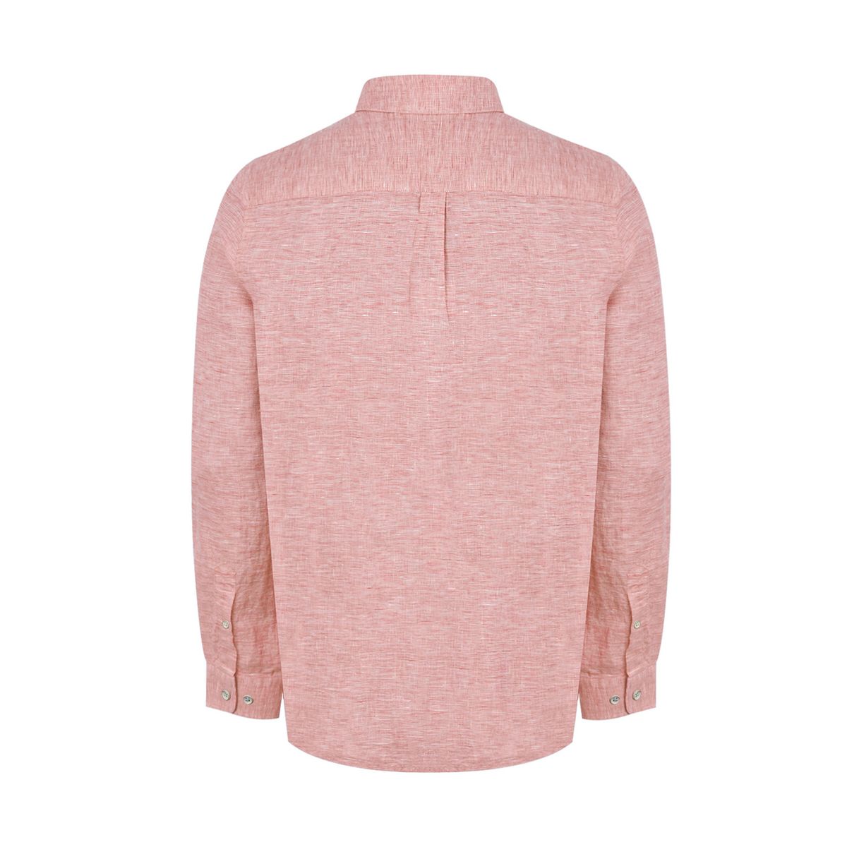 ROCKFORD - Camisa Lino Orgánico Rojo Linentex Hombre ROCKFORD